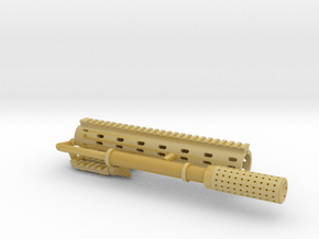 1:6 Round Foregrip  ISR SF V1 in Tan Fine Detail Plastic