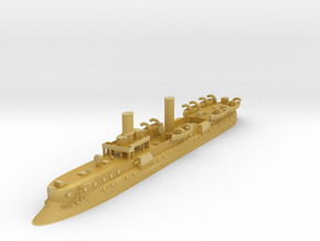 1/1250 Forbin Class Protected Cruiser (1888) in Tan Fine Detail Plastic