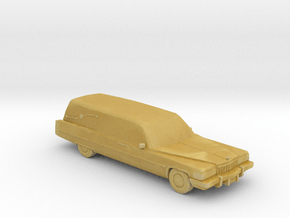 1985 Cadillac Miller-Meteor hearse 1:160 scale in Tan Fine Detail Plastic