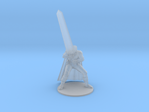 Berserk Guts DnD miniature for games and rpg base in Clear Ultra Fine Detail Plastic