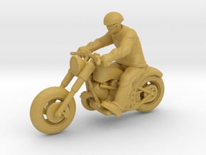 Harley Rider 1:87 HO in Tan Fine Detail Plastic