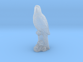 HO Scale Parrot in Clear Ultra Fine Detail Plastic