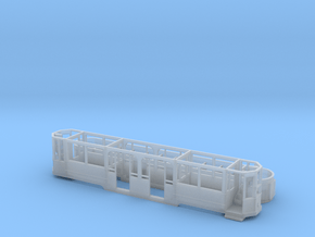 Seaton Tramways Tram 9  in 4mm scale in Clear Ultra Fine Detail Plastic