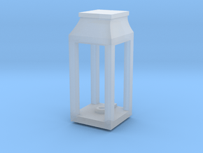 1:12 Wall Single Lantern (0.089in hole) in Clear Ultra Fine Detail Plastic