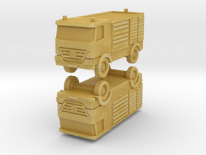 Mercedes Actros Fire Truck (x2) 1/350 in Tan Fine Detail Plastic
