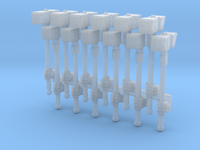 28mm astro war hammers  in Clear Ultra Fine Detail Plastic
