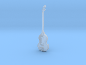 Höfner Violin Beatles Bass, Scale 1:6 in Clear Ultra Fine Detail Plastic