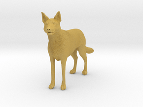 Saarloos Wolfdog 1:25 Standing Male in Tan Fine Detail Plastic