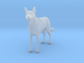 Saarloos Wolfdog 1:25 Standing Male in Clear Ultra Fine Detail Plastic