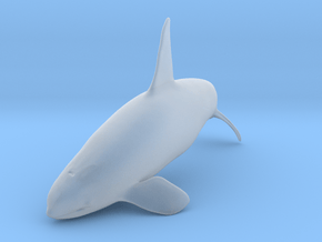 Killer Whale 1:120 Breaching Male in Clear Ultra Fine Detail Plastic