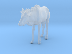 Blue Wildebeest 1:72 Standing Juvenile in Clear Ultra Fine Detail Plastic