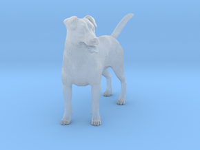 Jack Russell Terrier 1:20 Standing Male in Clear Ultra Fine Detail Plastic