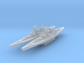 H-39 Battleship (Axis & Allies XL) in Clear Ultra Fine Detail Plastic