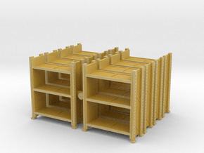 Warehouse Rack (x8) 1/144 in Tan Fine Detail Plastic