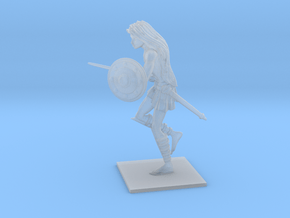 Fantasy Figures 22 - Barbarian in Clear Ultra Fine Detail Plastic