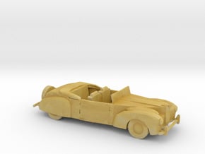 HO Scale 1940 Lincoln Continental in Tan Fine Detail Plastic