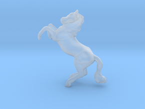 Miniature 1:48 Horse in Clear Ultra Fine Detail Plastic
