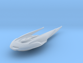 Federation science vessel in Clear Ultra Fine Detail Plastic