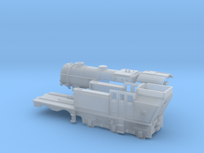 N Gauge Beyer-Ljungstrom Turbine Locomotive #1 in Clear Ultra Fine Detail Plastic