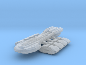 StarFreighter B in Clear Ultra Fine Detail Plastic