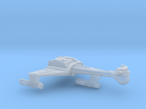 3788 Scale Klingon C10K Refitted Heavy Dreadnought in Clear Ultra Fine Detail Plastic