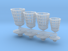 1:98 HMS Victory Lanterns in Clear Ultra Fine Detail Plastic
