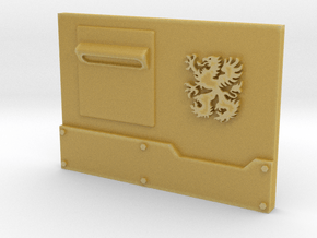 Griffons "Metal Box APC" front panel L in Tan Fine Detail Plastic