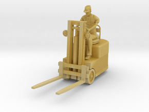 Fork lift with figure 1/72  in Tan Fine Detail Plastic