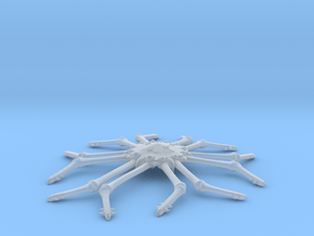 3125 Scale Monster Space Tarantula MGL in Clear Ultra Fine Detail Plastic