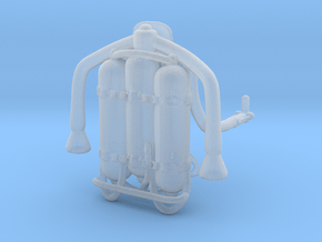Lost in Space Jet Pack 1.35 in Clear Ultra Fine Detail Plastic