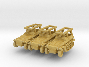 Sdkfz 250/3 A Greif (x3) 1/285 in Tan Fine Detail Plastic