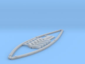 Foot Rails 35th Elco 80' PT Boat in Clear Ultra Fine Detail Plastic
