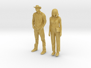 Printle C Couple 644 - 1/64 - wob in Tan Fine Detail Plastic