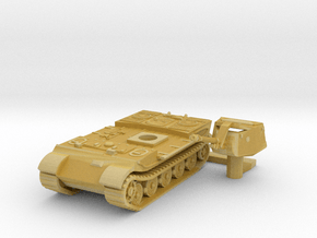 1/285 105mm leFH 43 auf Panzerkampfwagen VI Tiger in Tan Fine Detail Plastic