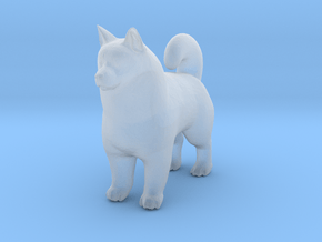 HO Scale Samoyed in Clear Ultra Fine Detail Plastic