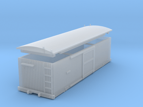 USMRR Boxcar in Clear Ultra Fine Detail Plastic