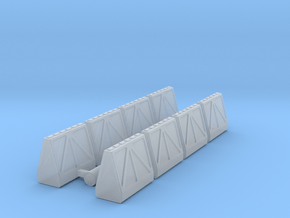 Cargo Pods 1 80mm in Clear Ultra Fine Detail Plastic