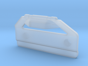 RCN277 Tailgate plate holder for Pro-line Bronco  in Clear Ultra Fine Detail Plastic