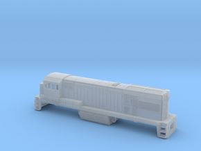 GE U18B N 1/160 Dummy Locomotive in Clear Ultra Fine Detail Plastic