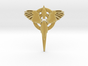 Magpie Pin (metal) in Tan Fine Detail Plastic