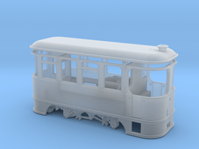 H0f Steam KP tramcar     in Clear Ultra Fine Detail Plastic
