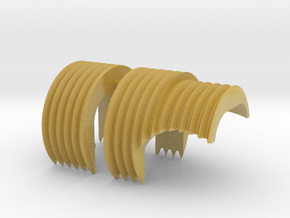 Heat sink grill (2 parts) “SOLO:ASWS” in Tan Fine Detail Plastic