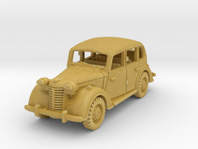 Austin 10 Staffcar (no windows) 1/87 in Tan Fine Detail Plastic