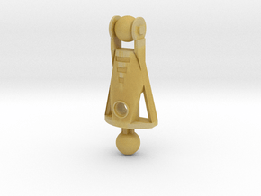 Articulated Nuva Lower Limb for Bionicle in Tan Fine Detail Plastic