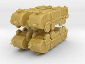 Panther 8x8 Fire Truck (x4) 1/500 in Tan Fine Detail Plastic