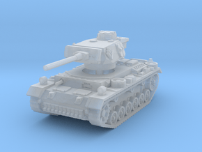 Panzer III M 1/144 in Clear Ultra Fine Detail Plastic