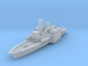 1/1200 USS Hetzel in Clear Ultra Fine Detail Plastic