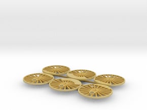 Bachmann (Mainline) OO Standard 4MT Wheel Centers in Tan Fine Detail Plastic
