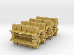 Platform Seats (x16) 1/400 in Tan Fine Detail Plastic
