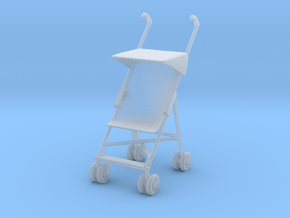 Stroller 1/12 in Clear Ultra Fine Detail Plastic